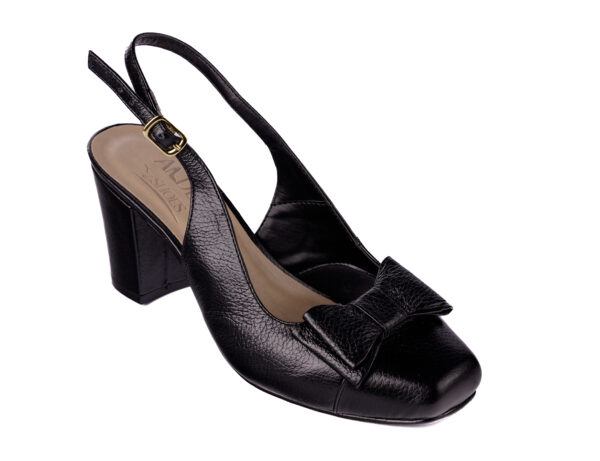 Sapato Feminino Aberto Atrás com laço - Image 3